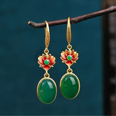 Vintage Gold-Plated Butterfly Tassel Earrings for Daily Elegance & Spiritual Harmony