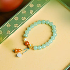 Men's Natural Stone Bracelet for Lunar New Year Luck, Prosperity & Harmony