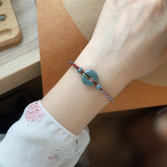 Green Natural Stone Bracelet - Harmony & Balance for Daily Wear