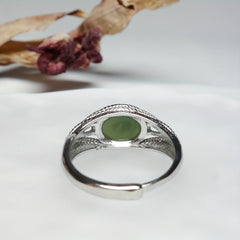 Natural Stone Inlaid Couple Rings - Beach Party Energy for Men & Women