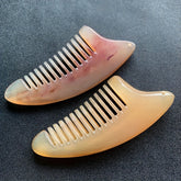 Natural Sheep Horn Comb - Energy Harmony & Wellness Enhancement