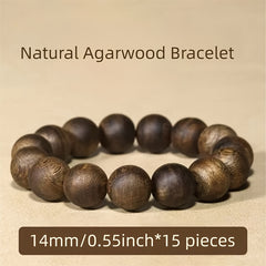 Vintage Buddhist Beaded Bracelet: High-Density Beads for Men's Spiritual Energy