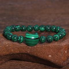 Elegant Cute Cat Head Bracelet - Natural Stone Energy for Daily Wear & Gifting