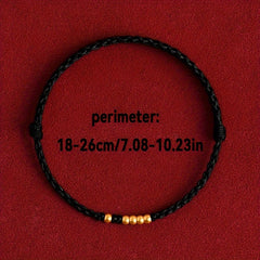 Bohemian Red Cord Bracelet - Lifetime Luck & Energy Harmony