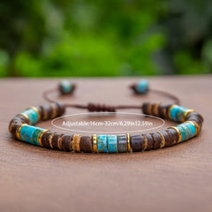 Vintage Imperial Stone Bracelet - Natural Stone Elegance for Daily Wear & Holiday Gifting