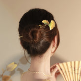 Stylish Ginkgo Leaf Hair Clip - Elegant Classic Energy for Women