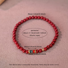 Cinnabar Koi Bracelet Gift Set - Harmony & Prosperity for Daily Wear