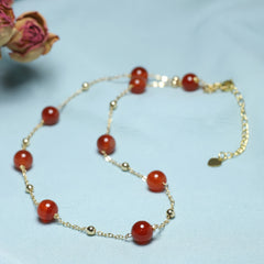 Natural Stone Starry Sky Necklace - Unisex Couple Jewelry for Beach Parties & Holiday Gifts with Cosmic Energy