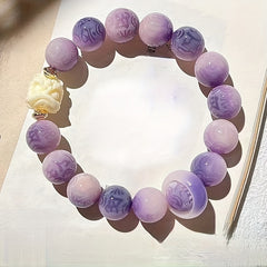 Bohemian Bodhi Bracelet - Natural Wood Beads with Earthy Tones for Spiritual Harmony and Casual Elegance