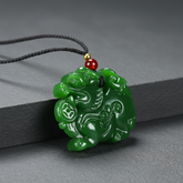 Natural Stone Fuxi Pendant Necklace — For the Quiet Acknowledgment of Flow