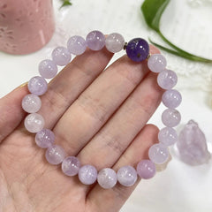 Natural Amethyst & Jasper Beaded Bracelet: Bohemian Elegance for Balance & Spiritual Energy