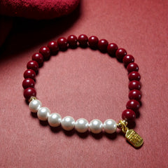 Cinnabar Bracelet - Energetic Protection & Prosperity Talisman for Couples