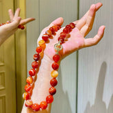 classic retro design red agate necklace Red Agate Necklace - Retro Design for Harmony & Protection