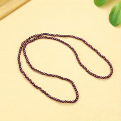 Purple Crystal Bead Bracelet for Women, Multi-Strand Spiritual Jewelry