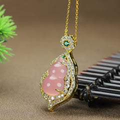 Fu Lu Hulu Agate Necklace - Vintage Chinese Talisman Jewelry for Luck, Wealth & Spiritual Harmony