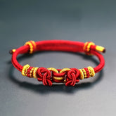 Traditional Royal Style Handmade Braided Cord Bracelet - Vibrant Energy for Daily Harmony