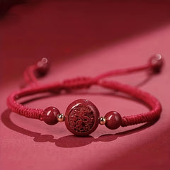 Red Sandalwood Bracelet - Natural Energy for Harmony & Prosperity