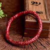 Handcrafted Red Natural Stone Bracelet for Daily Wear - Wealth Attracting & Evil Spirit Warding