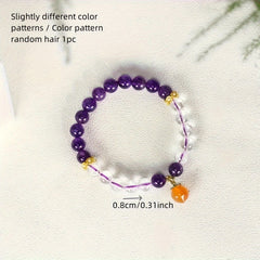 Men's Crystal & Dragon Scale Bracelet for Spiritual Awareness, Inner Peace, and Energetic Balance