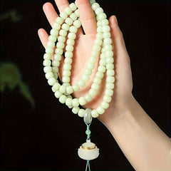 108 Bodhi Seeds Mala Prayer Beads - Zen Five-layer for Inner Peace & Spiritual Growth