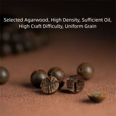 Vintage Buddhist Beaded Bracelet: High-Density Beads for Men's Spiritual Energy