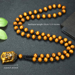 Natural Tiger Eye Necklace - Elegant Pendant for Protection & Prosperity Energy