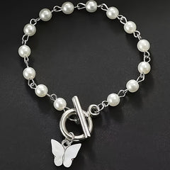 Bohemian Acrylic Bracelet with Butterfly Clasp - Daily Wear for Energy Protection & Spiritual Growth