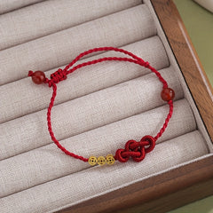 Adjustable Chinese Lucky Red Coin Bracelet - Protection & Prosperity Energy