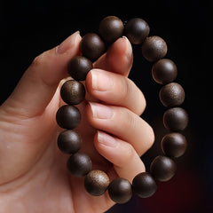 Natural Agarwood Prayer Beads - Spiritual Energy for Meditation & Daily Harmony