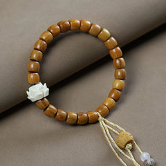 1pc Vintage Bohemian Handmade Braided Bracelet - Ethnic Charm & Spiritual Energy