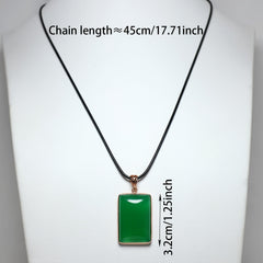 Elegant Natural Stone Pendant Necklace for Love Harmony and Couples Connection