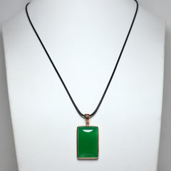 Elegant Natural Stone Pendant Necklace for Love Harmony and Couples Connection