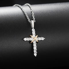 Fashion Cross Pendant Necklace for Women - Spiritual Protection & Elegant Style