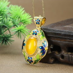 Ethnic Opal Pendant for Joy, Creativity, and Positive Energy