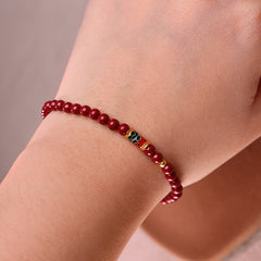 Cinnabar Koi Bracelet Gift Set - Harmony & Prosperity for Daily Wear