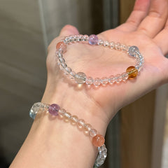 Bohemian Elegance Boho-Chic Summer Beaded Bracelet - Colorful Glass Beads for Energy Protection & Creative Expression