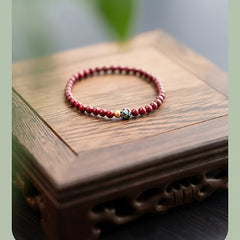 Cinnabar Birth Year Bracelet - Evil Repelling & Safety Protection for Men & Women