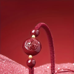 Red Sandalwood Bracelet - Natural Energy for Harmony & Prosperity