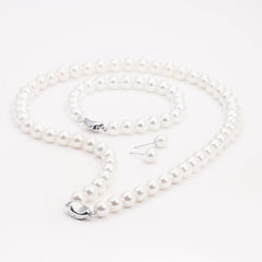 925 Sterling Silver Freshwater Pearl Necklace - Elegant Luxury for Weddings & Special Occasions
