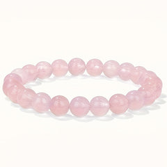 Sweet Rose Quartz Butterfly Bracelets - Love Symbol Luxury Hand String for Women