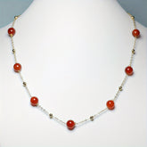 Natural Stone Starry Sky Necklace - Unisex Couple Jewelry for Beach Parties & Holiday Gifts with Cosmic Energy