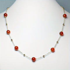 Natural Stone Starry Sky Necklace - Unisex Couple Jewelry for Beach Parties & Holiday Gifts with Cosmic Energy