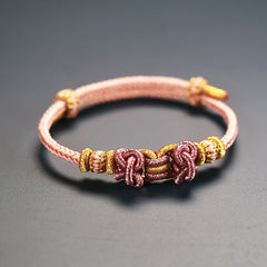 Traditional Royal Style Handmade Braided Cord Bracelet - Vibrant Energy for Daily Harmony