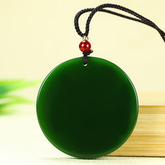 Green Jade Rose Pendant for Unconditional Love, Emotional Healing & Heart Chakra Balance