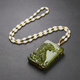 Tiger Pendant Necklace - Unisex Talisman for Courage, Strength & Earth Energy