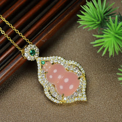 Fu Lu Hulu Agate Necklace - Vintage Chinese Talisman Jewelry for Luck, Wealth & Spiritual Harmony