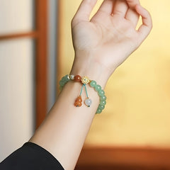 Men's Natural Stone Bracelet for Lunar New Year Luck, Prosperity & Harmony