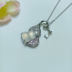 Modern Gourd Pendant Talisman - Health Wealth Longevity Feng Shui Protection Unisex Jewelry