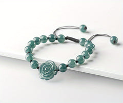 Pure Handmade Woven Bracelet - Red & Black Couple's Energy Gift