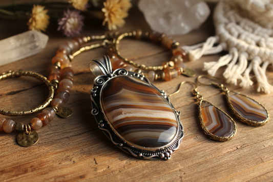 The Layered Wisdom: How Agate Jewelry Embodies Earth's Balance in Bohemian Fashion and Spiritual Practice
